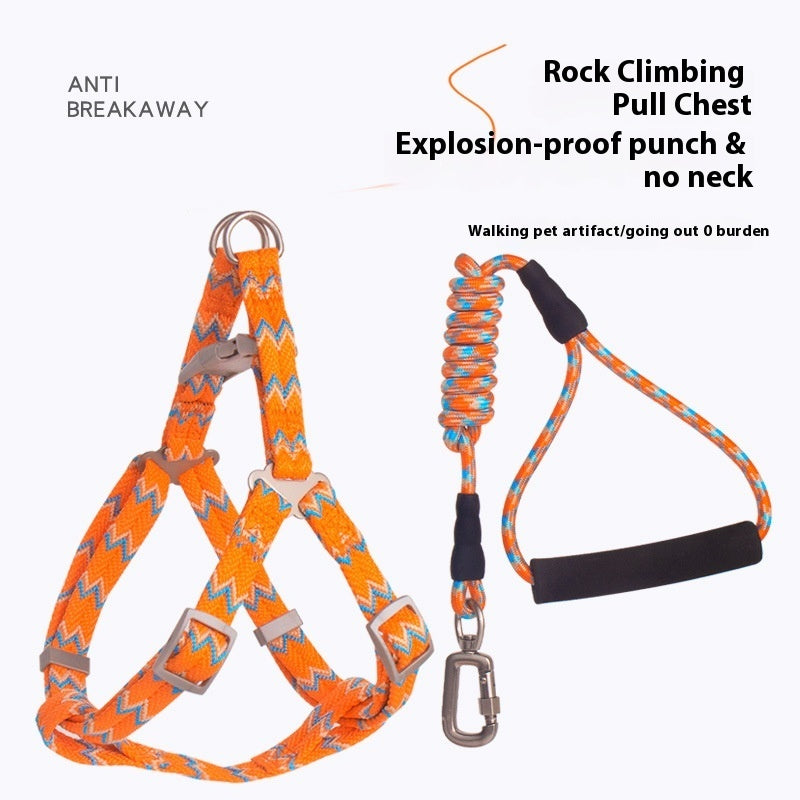 Climbing Harness Chest And Back Fashionable Traction Foam Handle Circular Rope