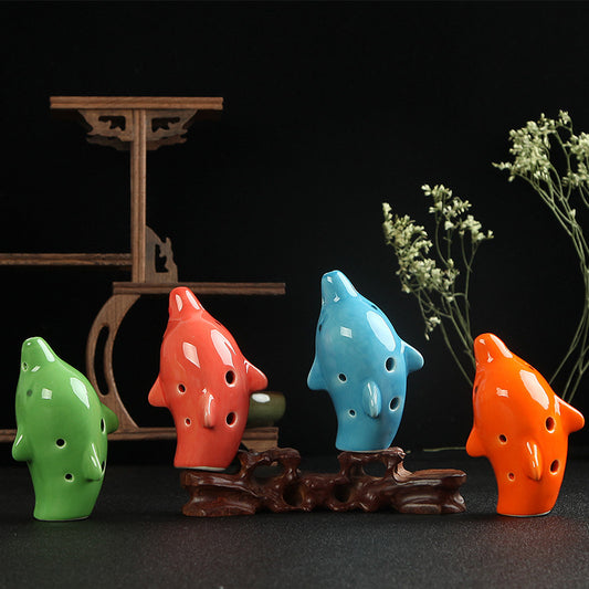 Upright Dolphin Series 6 Hole Ocarina