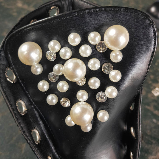 Pearl Lace Up Comfortable Pu Martin B oots