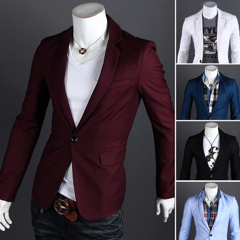 Men's Jacket Large Size Leisure Suit Men's