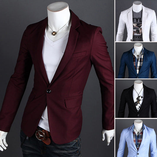 Men's Jacket Large Size Leisure Suit Men's