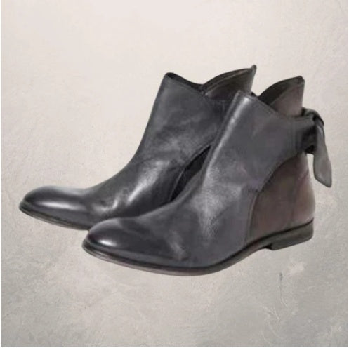 Back bow short Martin boots Fufeng Roman boots