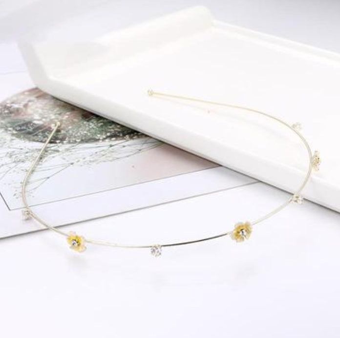 Starfish shell imitation pearl headband female sweet simple headdress net red press hairpin