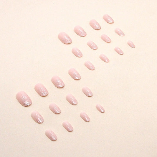 Simple Wear-resistant Nail Shiny Silver Powder Embellishment