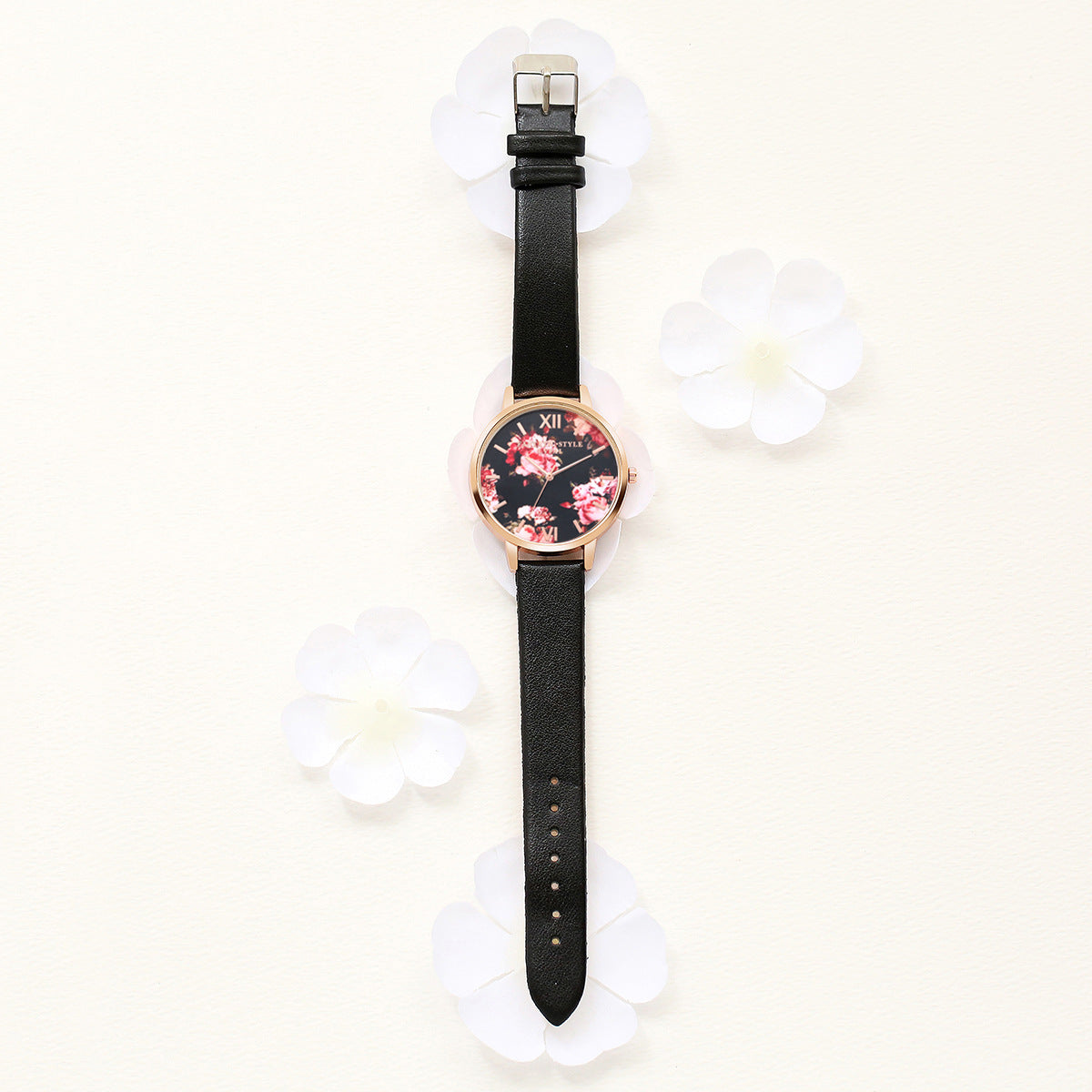 Lvpai Marke Frauen Armband Uhr Mode Rose Gold Blumen Leder Einfache Frauen Kleid Uhren Luxus Business Geschenk Uhr Uhr