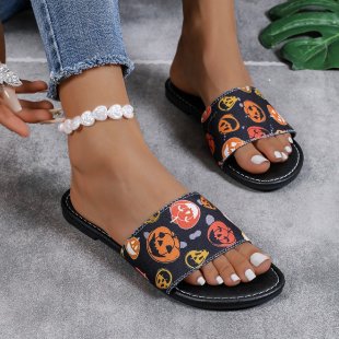 Women's Sandals Flat Color Matching