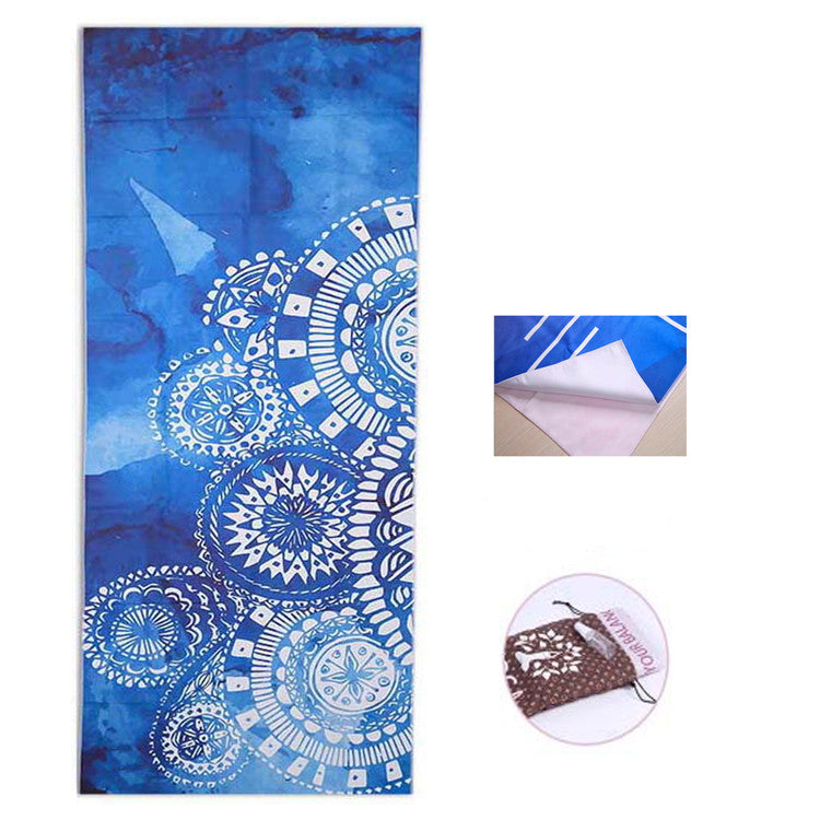 Non-slip yoga cloth mat