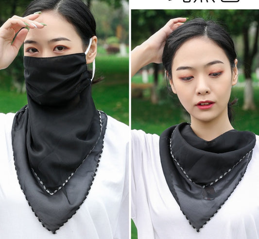 Printed cycling face towel