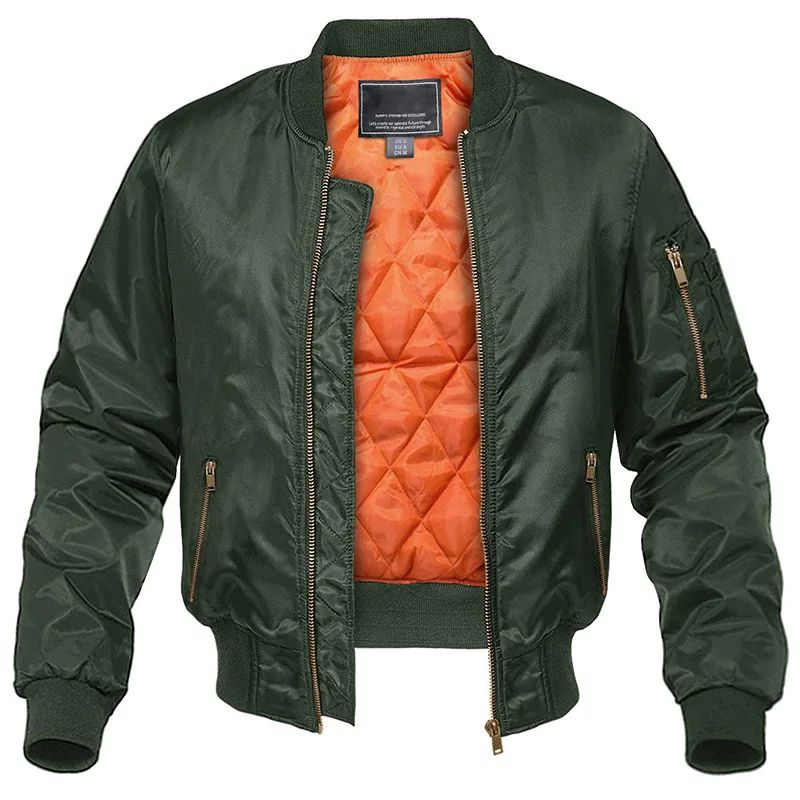Plus Size Fat Guy Sports Casual Cotton Jacket