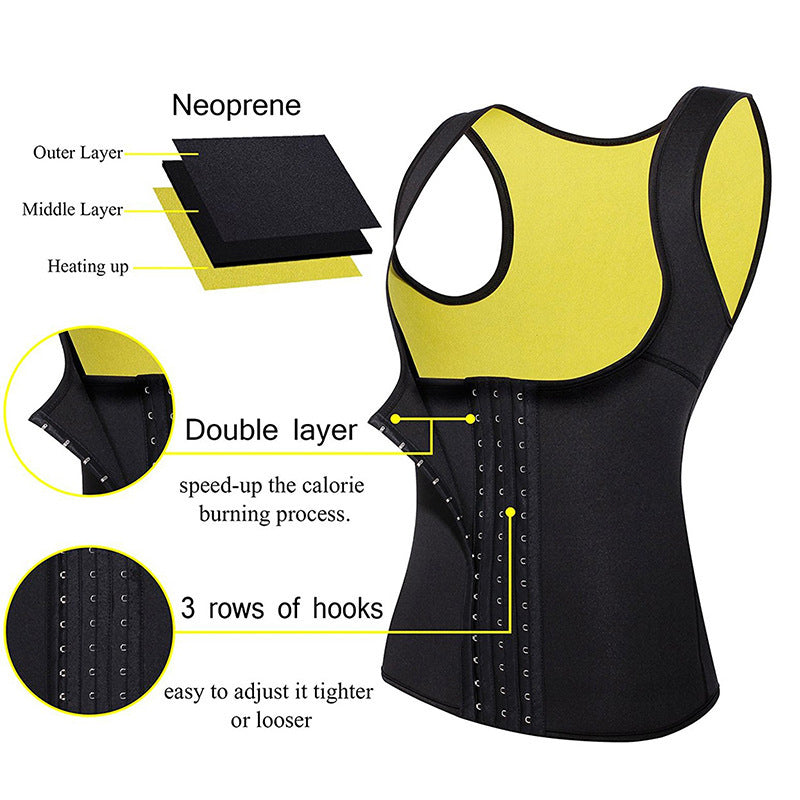 Fever Waist And Abdomen  Fitness Sweating Vest