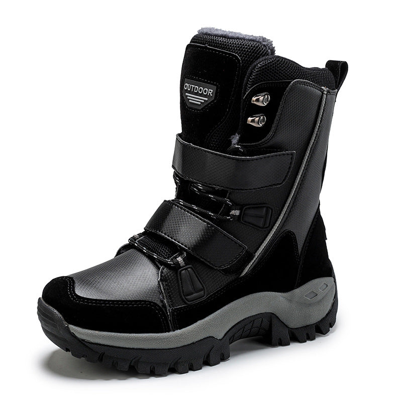 Women's Large Outdoor High Top Plush Mountaineering Shoes