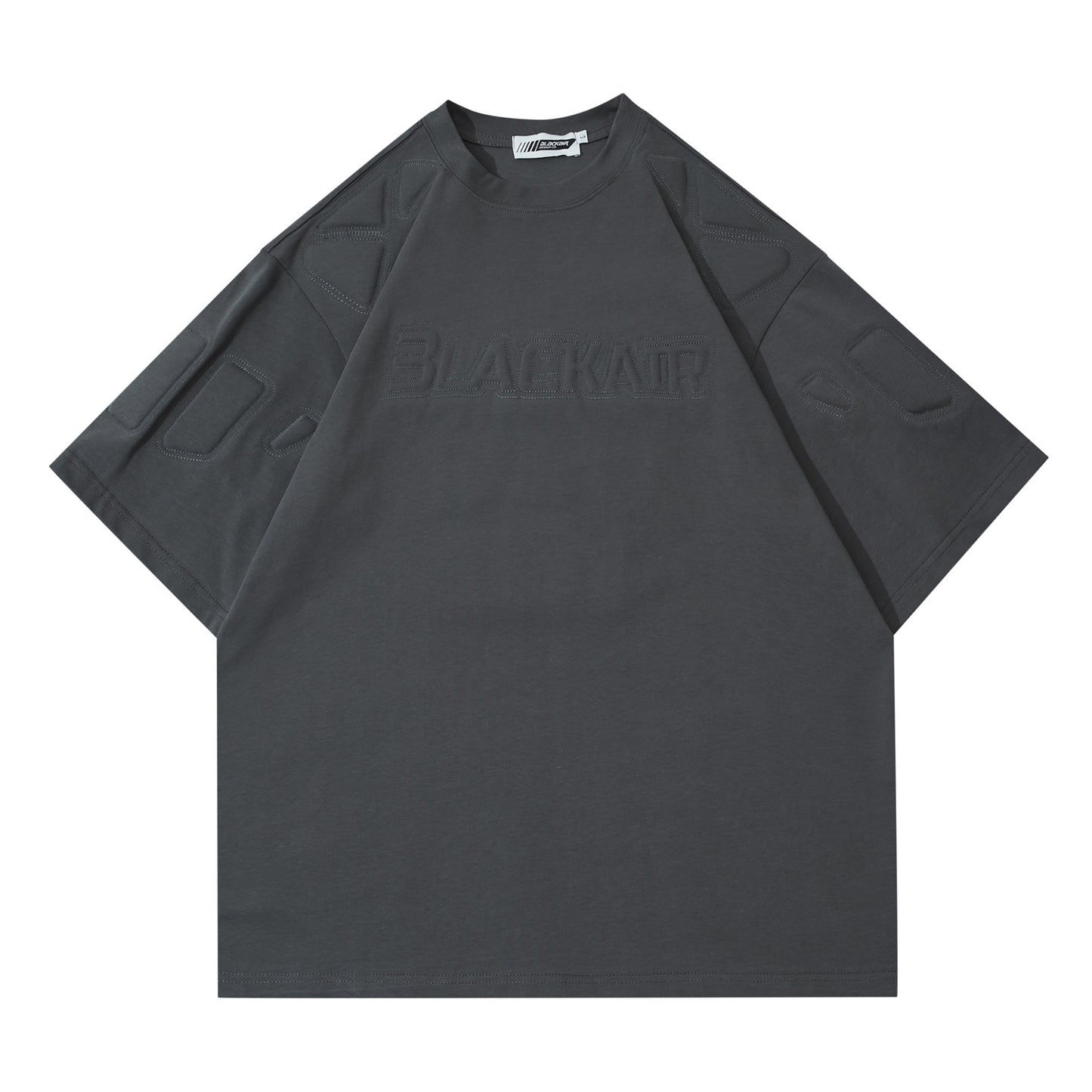 Cotton Base Shirt Solid Color Loose Casual Short-sleeved T-shirt Men
