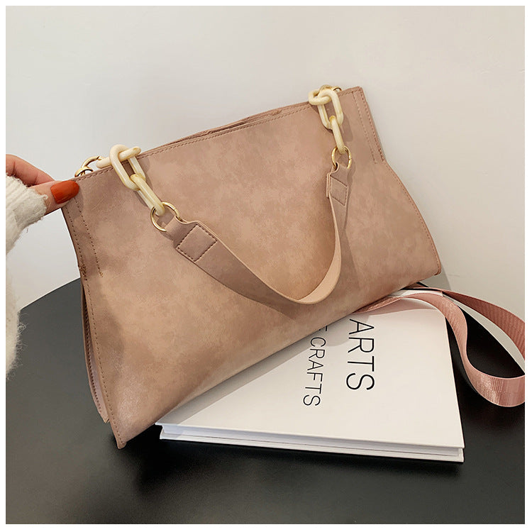 Large Capacity Lightweight One Shoulder Simple Crossbody Bag