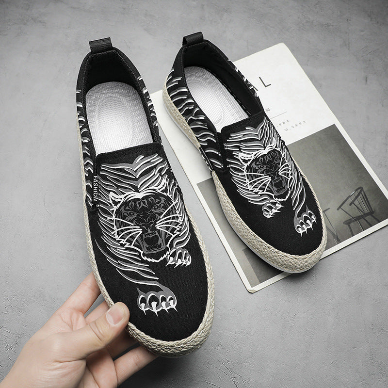 Men's Chinese Style Casual Slip-on Cloth Shoes