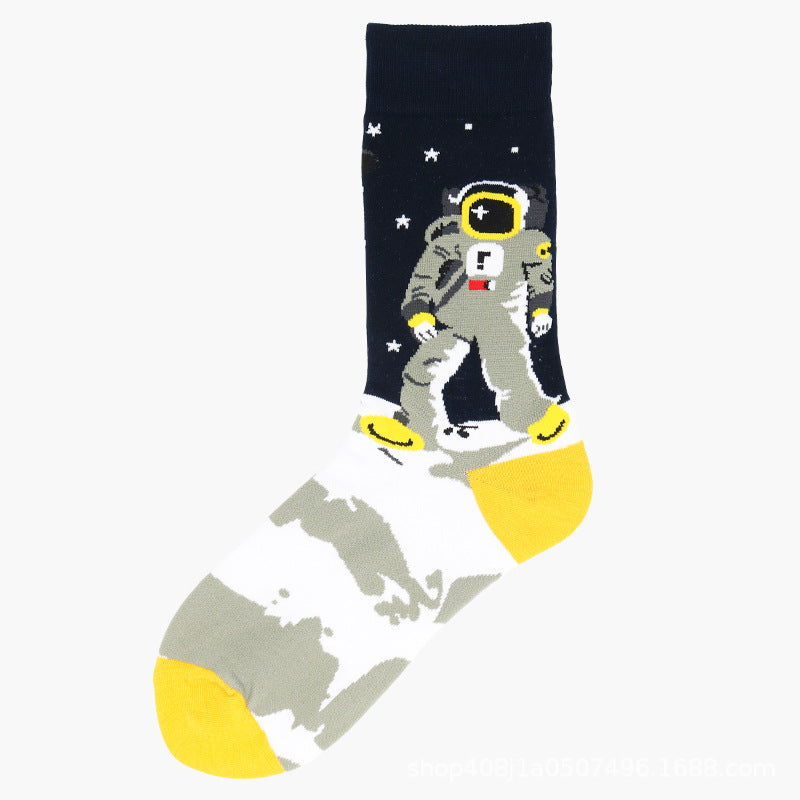 Mid-calf For Fall And Winter Long Cotton Socks
