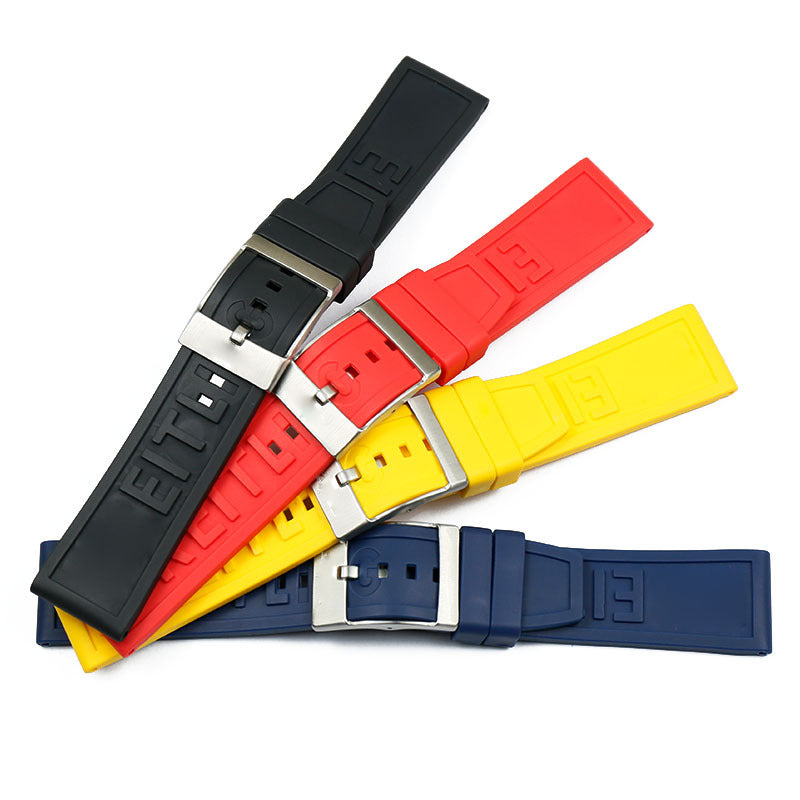 Waterproof silicone strap