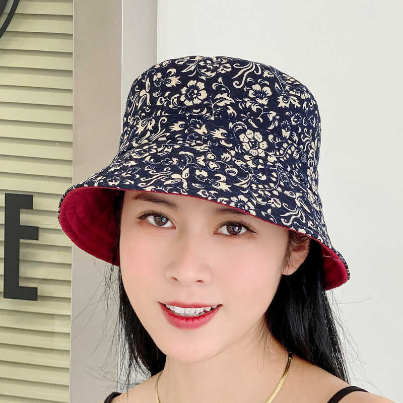 Summer Women's Thin Cloth Bucket Hat Sunshade