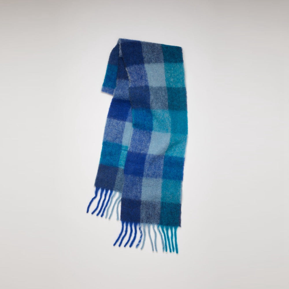 Imitation cashmere thick tassel warm scarf