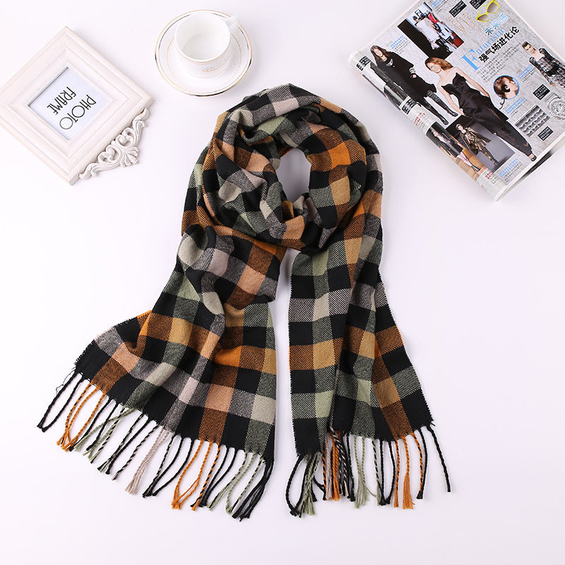 Men's European and American British style fashion bib scarf