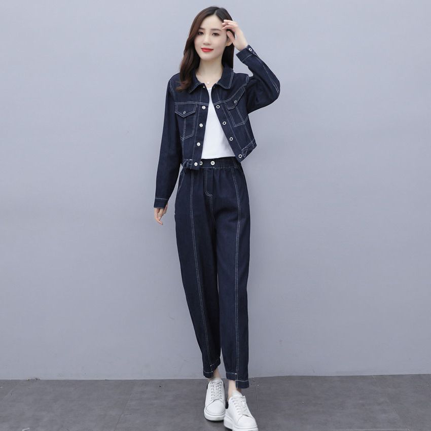 Women's Casual Fashion Show High Temperament And Light Mature Style Two-piece Suit