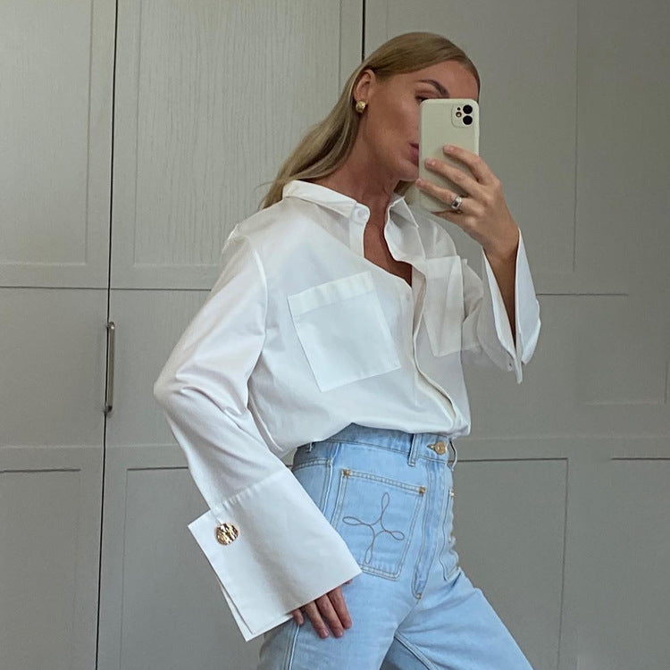 Women's Spring Long Sleeve Shirt Top