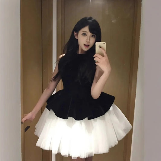 Elegant Princess-Like Puffy Dress For Women