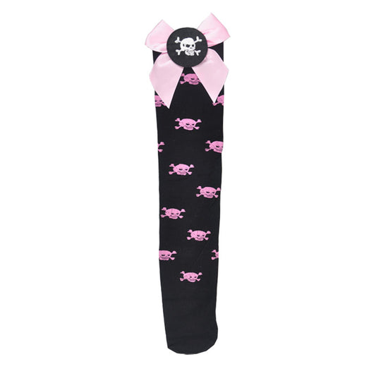 Stockings Children Lolita Bowknot Harajuku Black Pink Punk JK Leg Socks