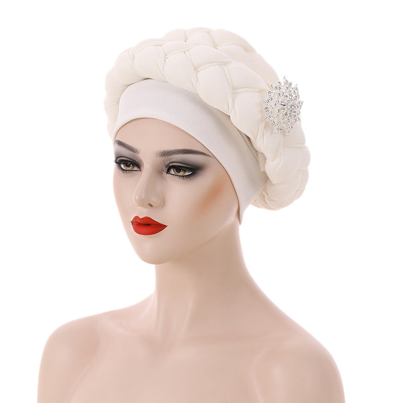 Woven Woven Hat Plus Accessories Toque