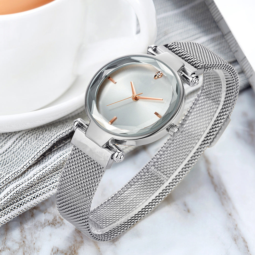 Ladies Fashion Mesh Band Quartz Watch