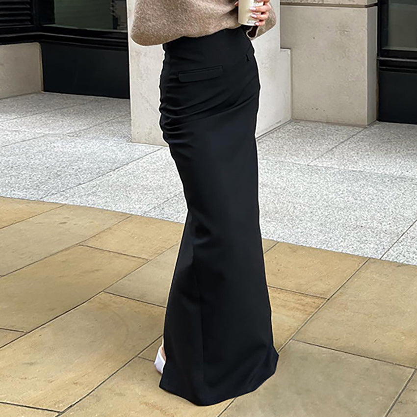 Women's Versatile High Waist Temperament Slim-fit Sheath Dress