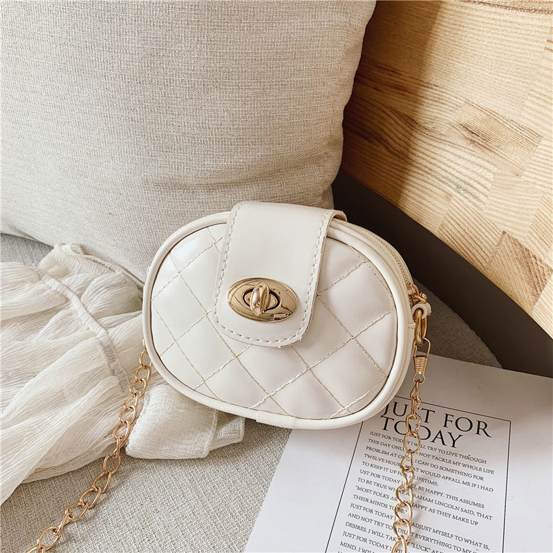 Children's mini diamond chain crossbody bag