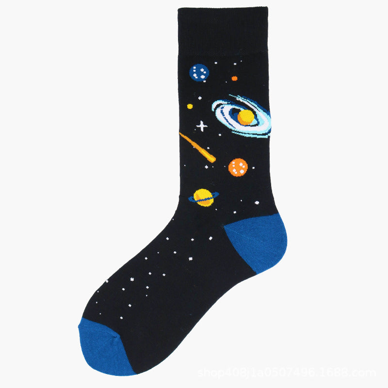 Mid-calf For Fall And Winter Long Cotton Socks