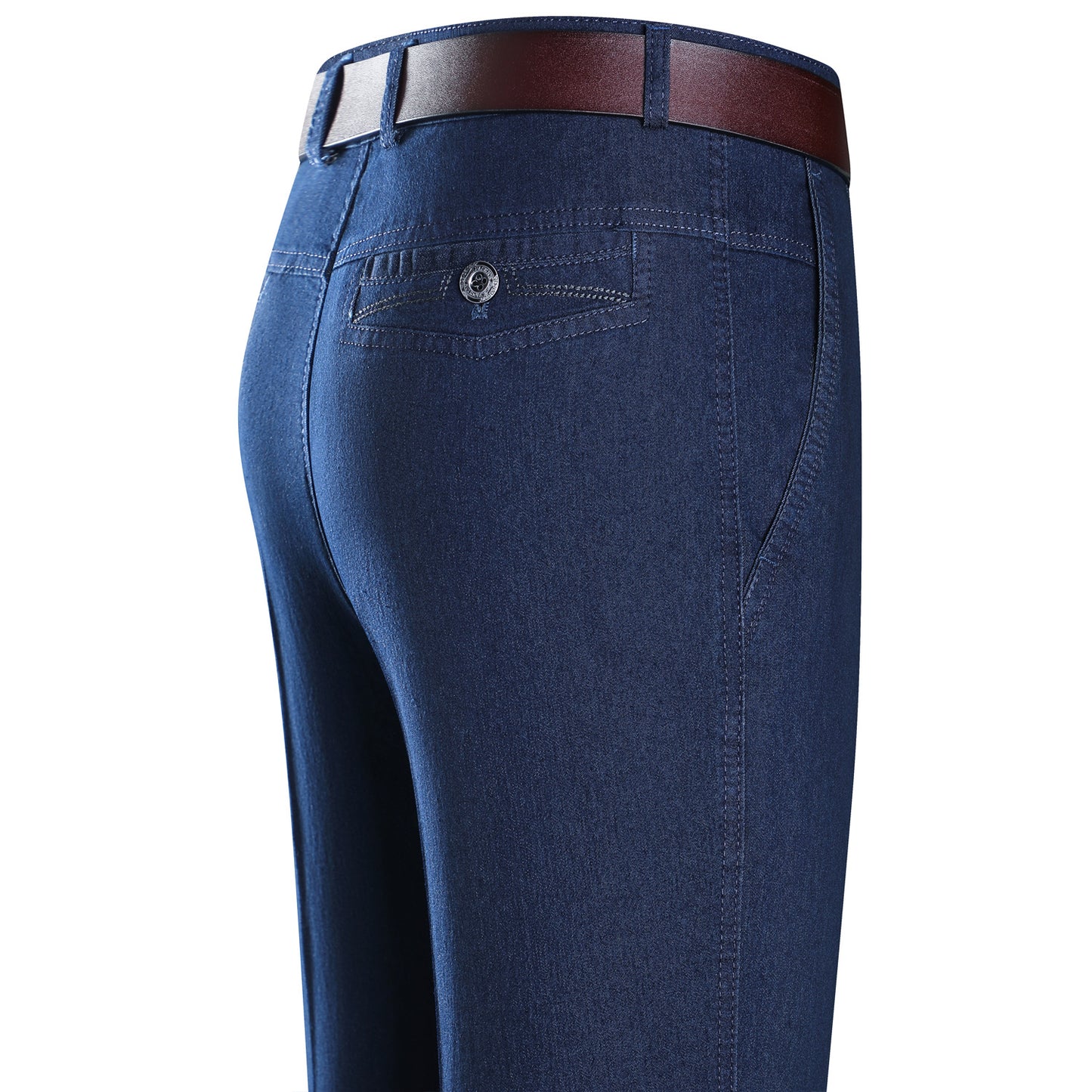 Middle Aged Men's Jeans For Autumn And Winter