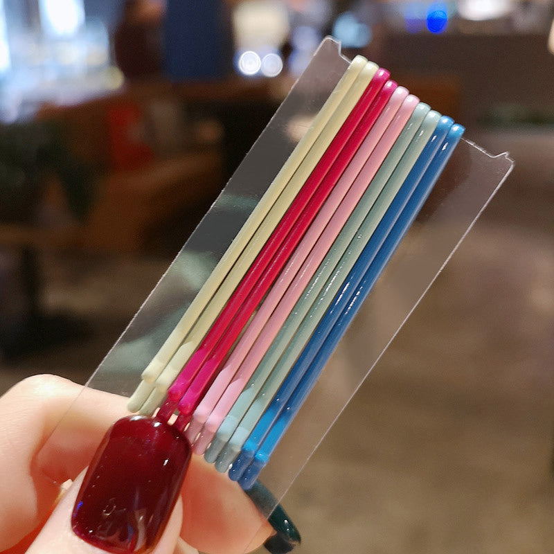 Simple and versatile bangs small hairpin head jewelry