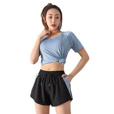 Plus Size Sports Quick Dry Short Sleeve Loose T-Shirt