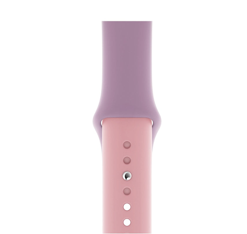 Monochrome mix and match silicone strap