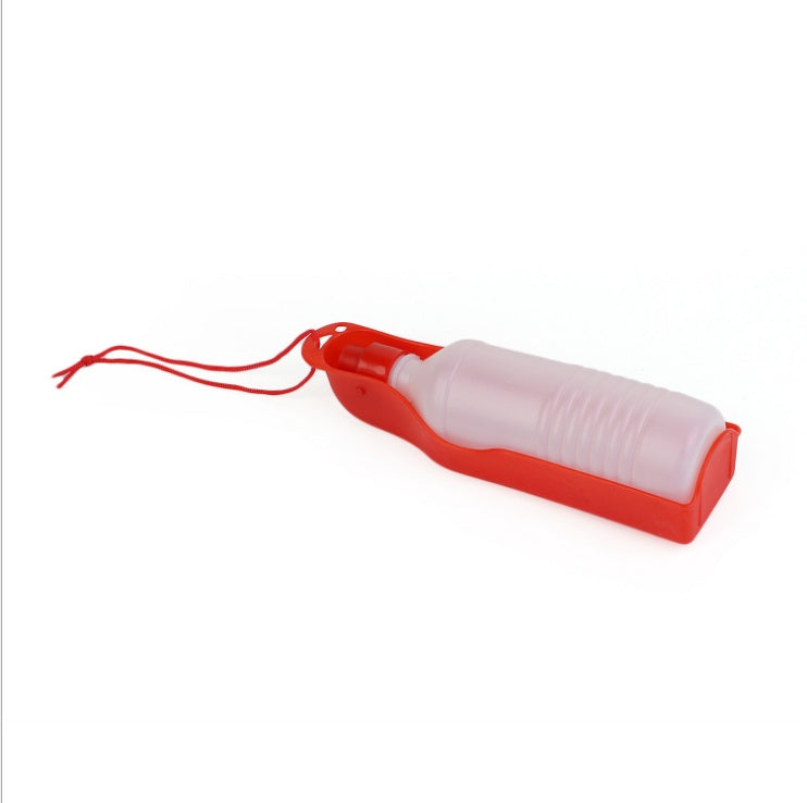 Dog Water Bottle Feeder With Bowl Plastic Portable Water Bottle Pets Outdoor Travel Pet Drinking Water Feeder 40FB18