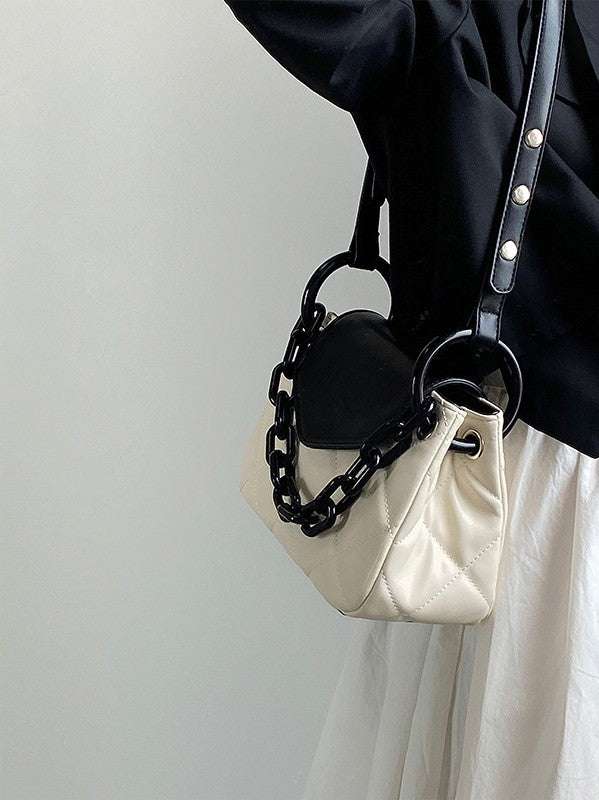 Women's One Shoulder Chain Small Square Bag