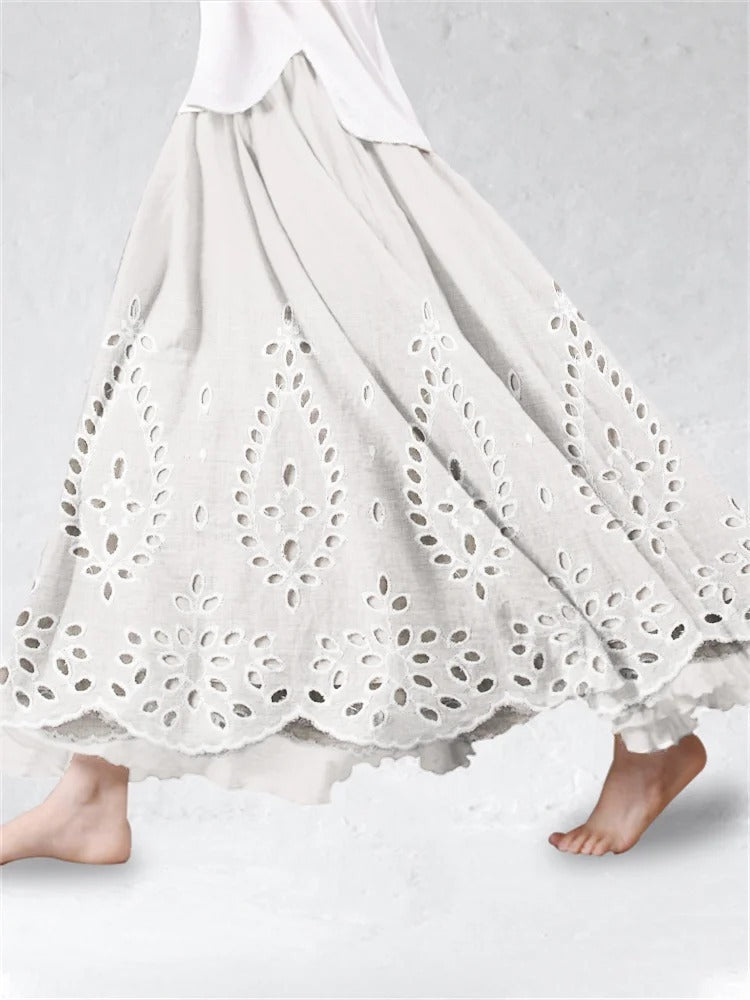 SpringSummer Fashion New Arrival Womens Big-Flared 3D Printed Skirt