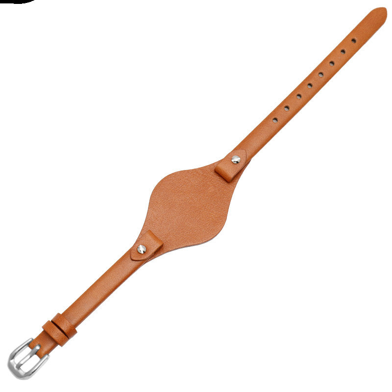 Genuine Cowhide Watch With Female Tray