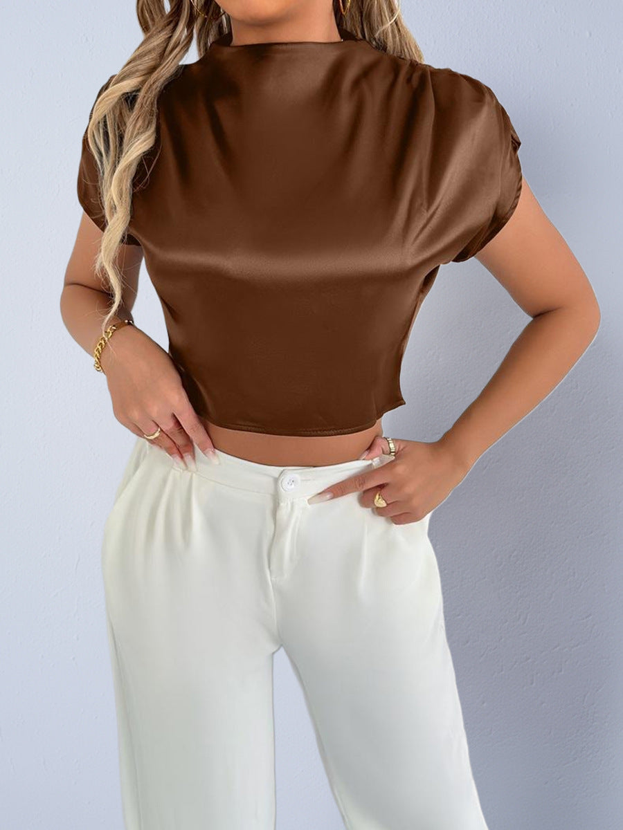 European And American Women's Silk Shirts