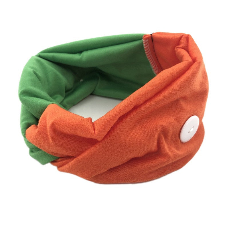 Fabric cross color hair band