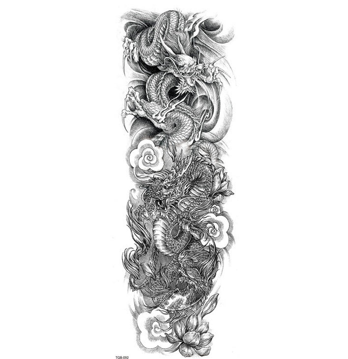 Full arm full arm waterproof tattoo sticker