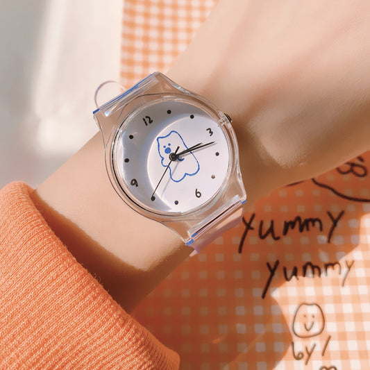 Simple Japanese analog watch for children