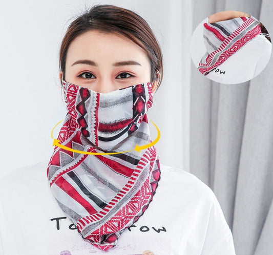 Ladies thin chiffon breathable scarf