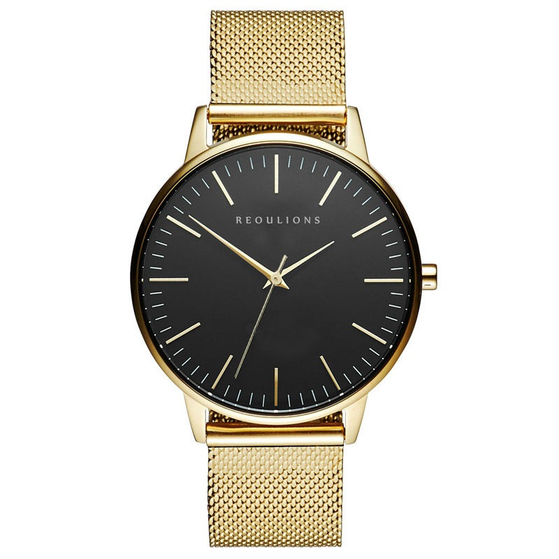 Simple mesh belt watch