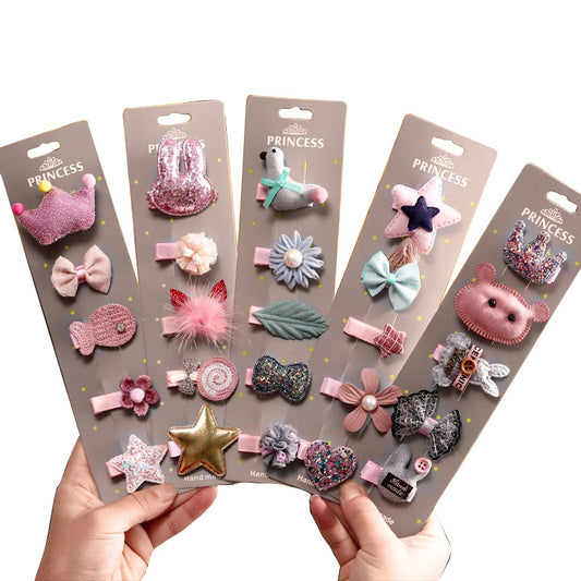 Children's small hairpin crown headdress