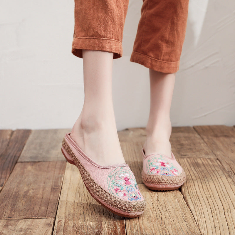 Women's Fashionable Summer New Baotou Half Slippers