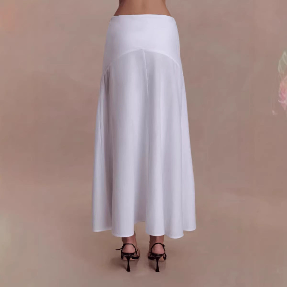 Women's Fashion Casual Shirt And Long Skirt Set
