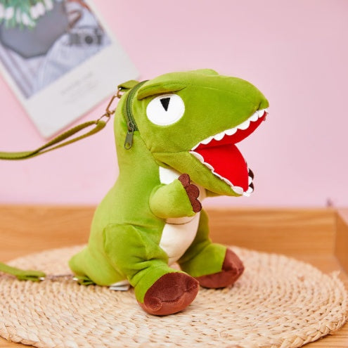 Children's One-shoulder Fashion Plush Embroidered Fabric Mini Bag